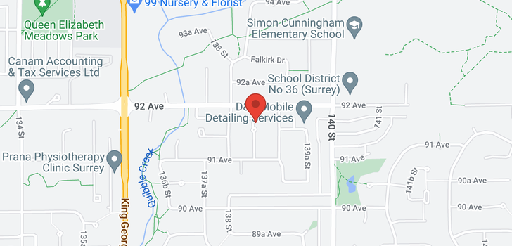 map of 9174 138A STREET